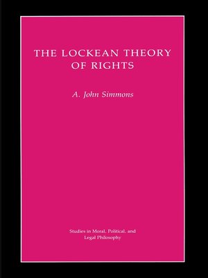cover image of The Lockean Theory of Rights